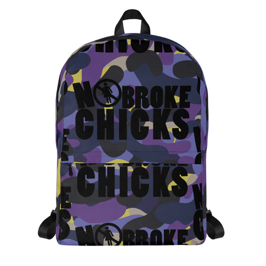 NBC Purple Camo Backpack